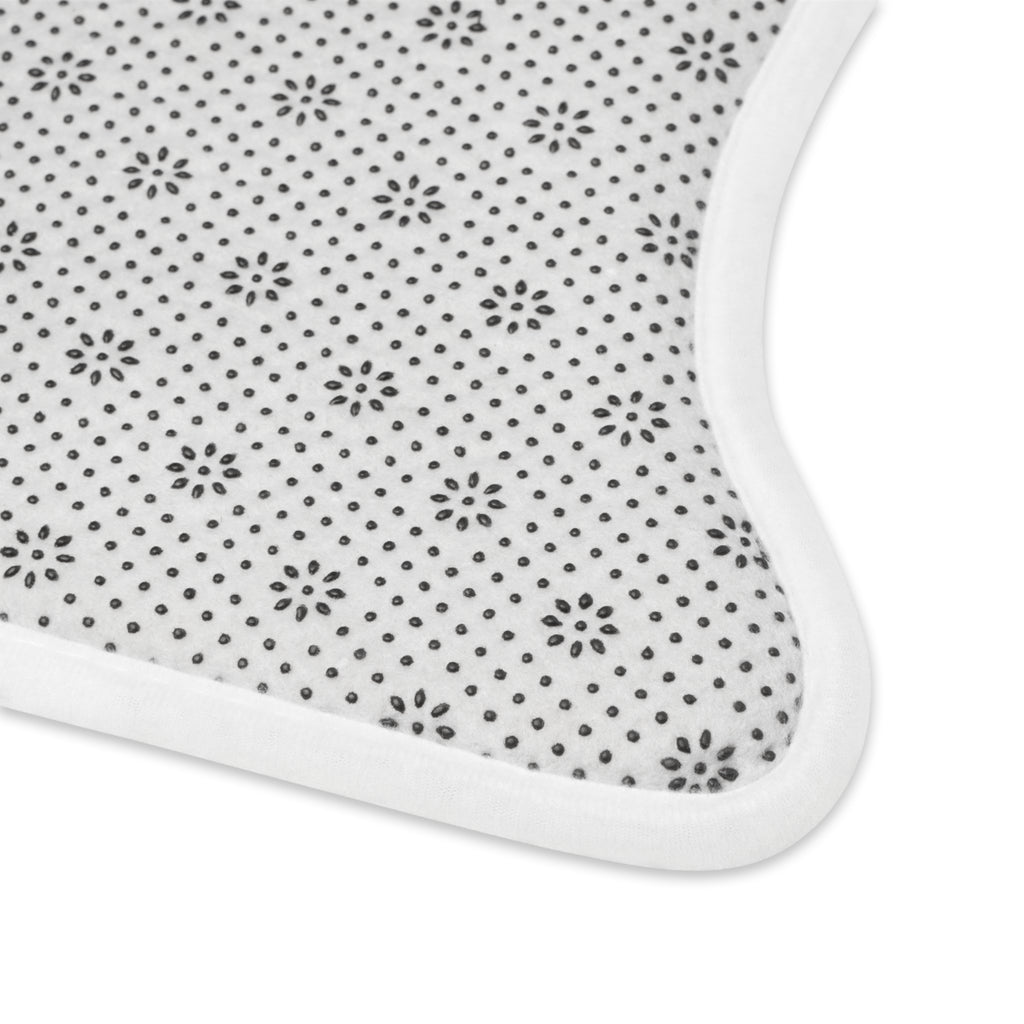 Non-Slip Pet Feeding Mat — Paw Print & Bone Spill-Proof Bowl Placemat for Dogs & Cats