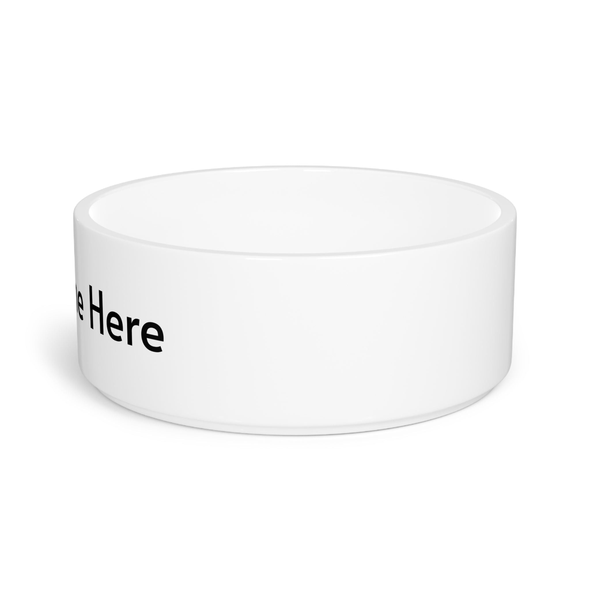 Personalized Pet Bowl — Custom Name Ceramic Dog & Cat Food Dish